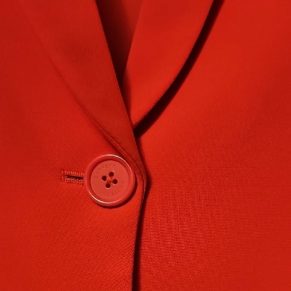 EXPRESS Vibrant Coral Coloured Women's Blazer - Picture 4 of 8